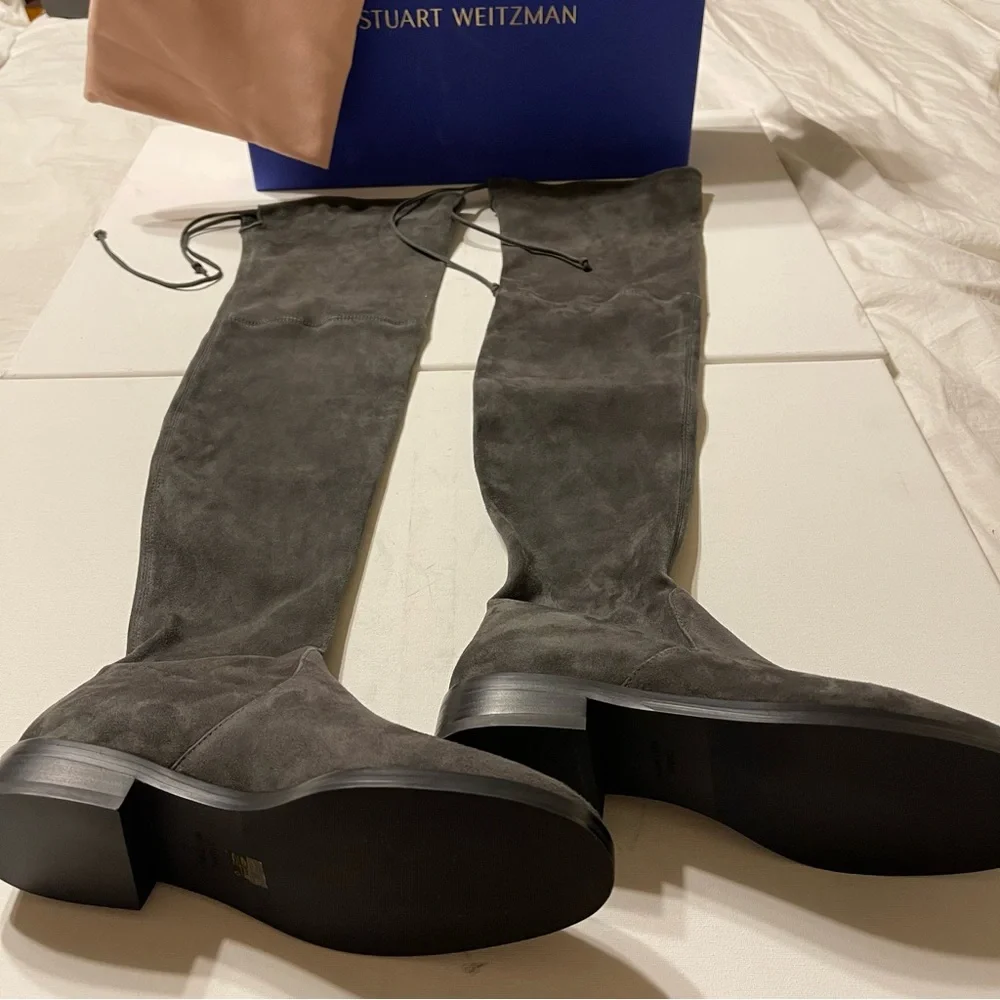 STUART WEITZMAN‎ Brown Suede knee high boots